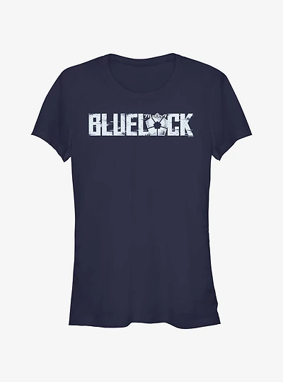 Blue Lock Glitch Logo Girls T-Shirt