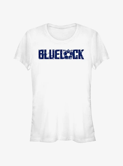 Blue Lock Glitch Logo Girls T-Shirt