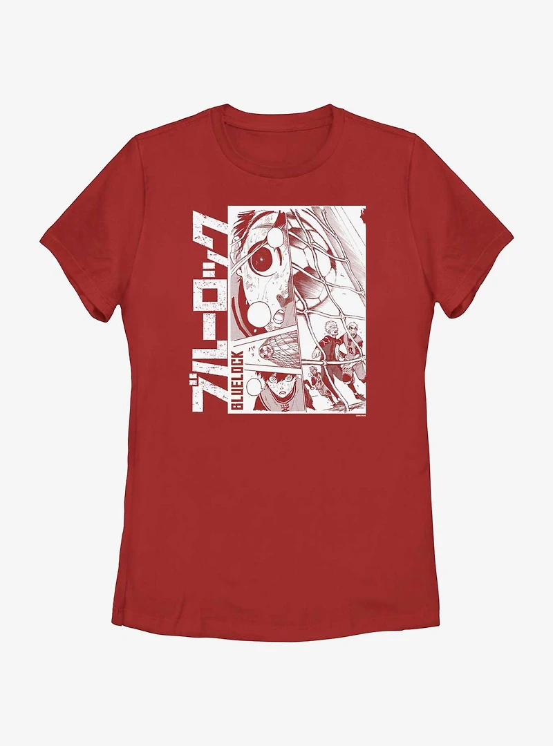 Blue Lock Yoichi Isagi Forward Kick Poster Womens T-Shirt