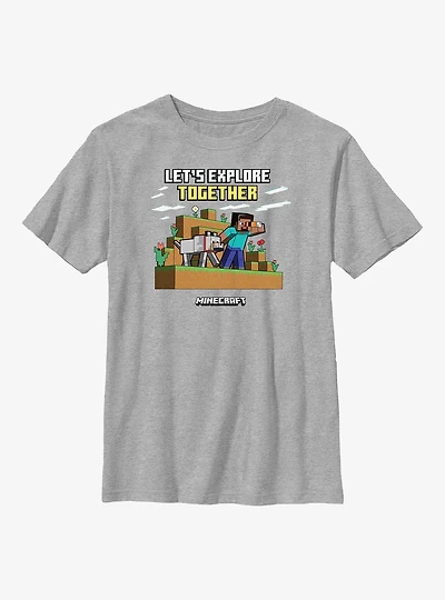 Minecraft Explore Together Youth T-Shirt