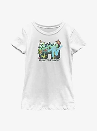 MTV Butterflies Logo Youth Girls T-Shirt