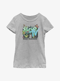 MTV Butterflies Logo Youth Girls T-Shirt