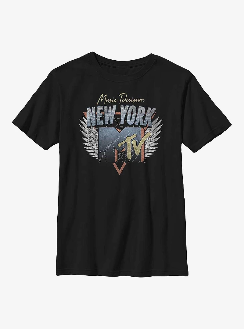 MTV Lightning Rockstar Logo Youth T-Shirt