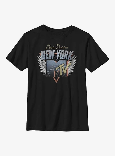 MTV Lightning Rockstar Logo Youth T-Shirt