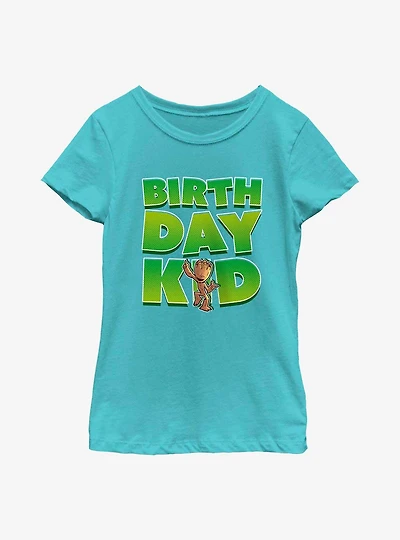 Marvel Guardians of the Galaxy Groot Birthday Kid Youth Girls T-Shirt