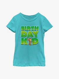 Marvel Guardians of the Galaxy Groot Birthday Kid Youth Girls T-Shirt