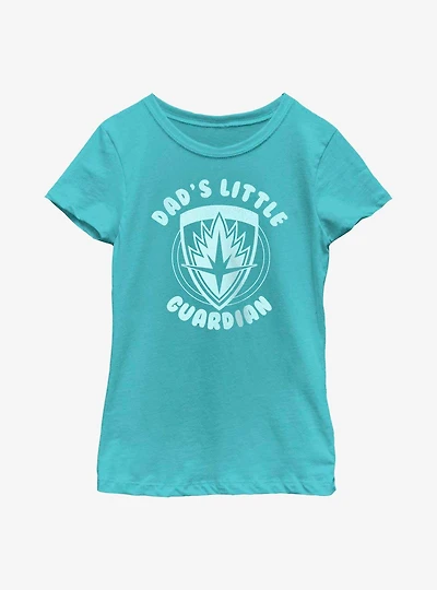 Marvel Guardians of the Galaxy Dad'S Little Guardian Youth Girls T-Shirt