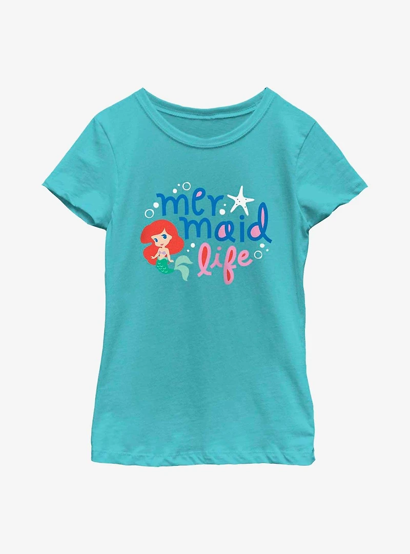 Disney The Little Mermaid Ariel Life Youth Girls T-Shirt