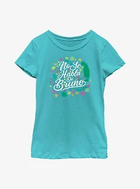 Disney Pixar Encanto No Se Habla De Bruno Floral Youth Girls T-Shirt