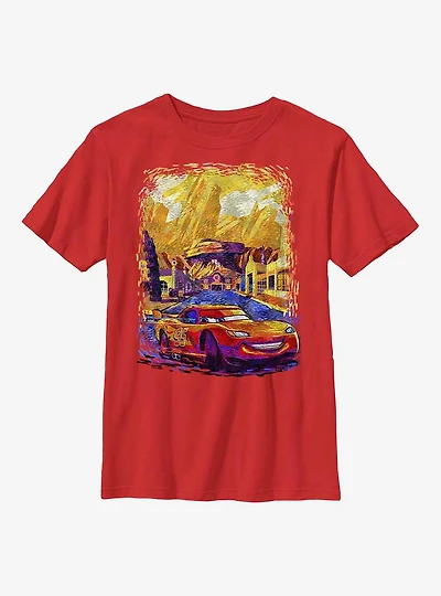 Disney Pixar Cars Painting Style Youth T-Shirt