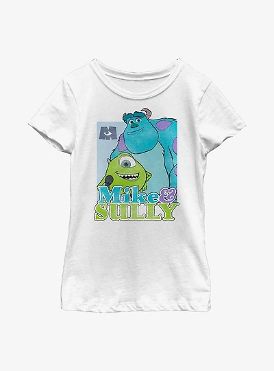 Disney Pixar Monsters At Work Mike & Sully Youth Girls T-Shirt