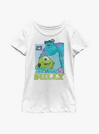 Disney Pixar Monsters At Work Mike & Sully Youth Girls T-Shirt
