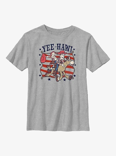 Disney Pixar Toy Story Woody And Jessie Yee Haw! Youth T-Shirt