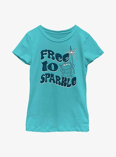 Disney Pixar Toy Story Free To Sparkle Youth Girls T-Shirt