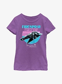 Star Wars The Book Of Boba Fett Firespray Youth Girls T-Shirt