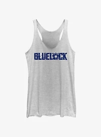 Blue Lock Glitch Logo Womens Tank Top