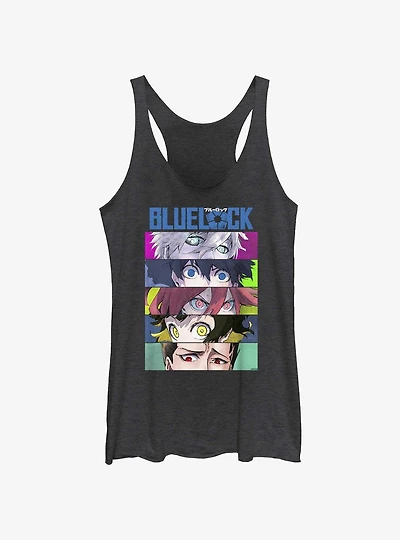 Blue Lock Eyes Locked Womens Tank Top
