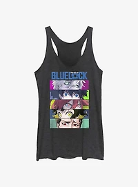 Blue Lock Eyes Locked Womens Tank Top