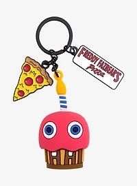 Five Nights at Freddy's Cupcake & Pizza Multi-Charm Keychain - BoxLunch Exclusive