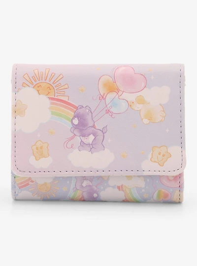 Loungefly Care Bears Balloons Mini Flap Wallet