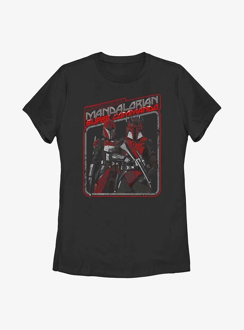 Disney Ahsoka Mandalorian Super Commando Womens T-Shirt
