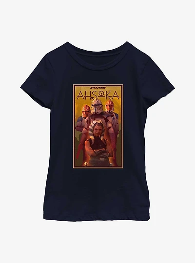 Disney Ahsoka and 332nd Company Clone Troopers Youth Girls T-Shirt