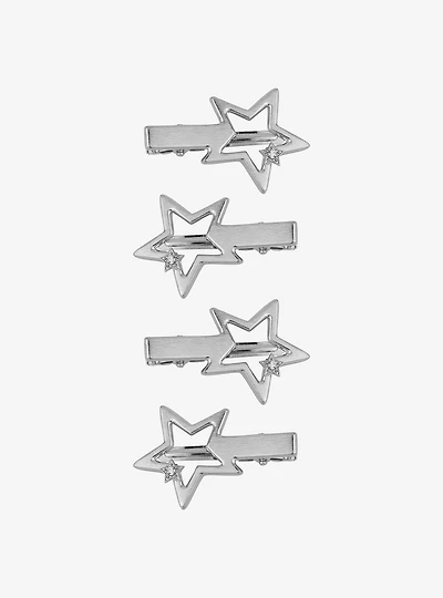 Social Collision® Jeweled Star Hair Clip Set