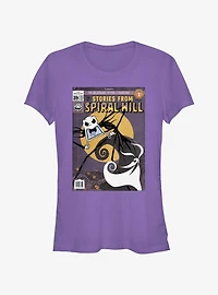Disney The Nightmare Before Christmas Stories From Spiral Hill Jack and Zero Girls T-Shirt