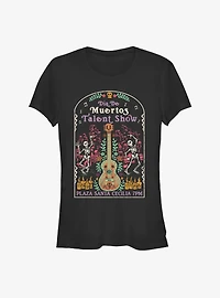 Disney Pixar Coco Dia De Muertos Talent Show Girls T-Shirt