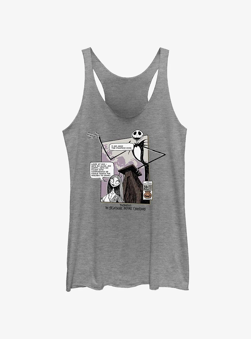 Disney The Nightmare Before Christmas Jack & Sally Look At Him The Pumpkin King Girls Tank Top