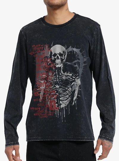 Social Collision We Are Not Okay Barbed Heart Long-Sleeve T-Shirt