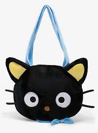 Chococat Face Plush Tote Bag