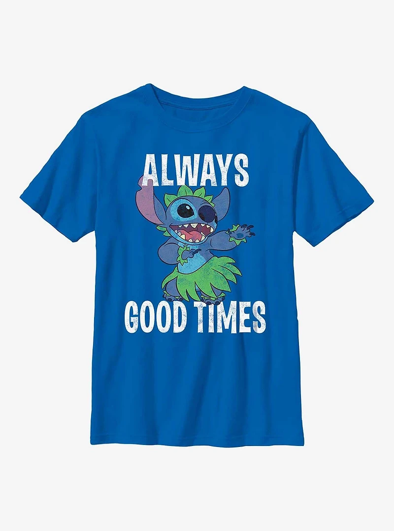 Disney Lilo & Stitch Always Good Times Youth T-Shirt