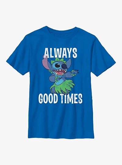 Disney Lilo & Stitch Always Good Times Youth T-Shirt