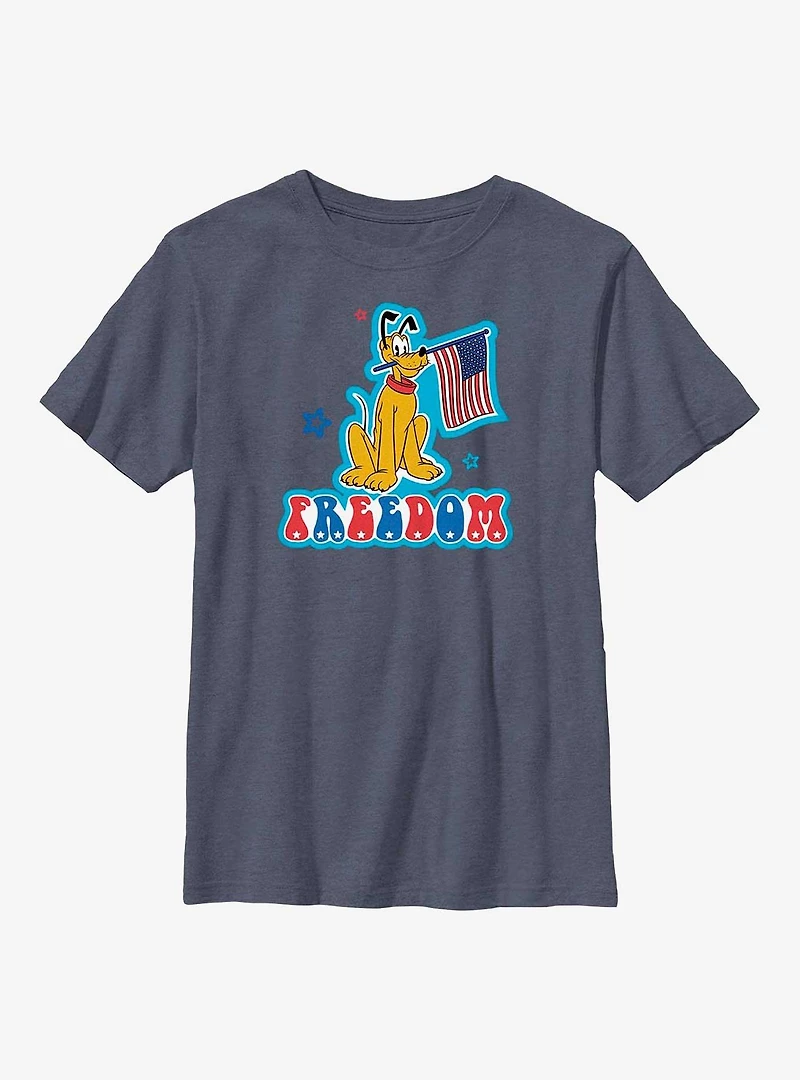 Disney Mickey Mouse Pluto Freedom Youth T-Shirt