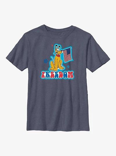 Disney Mickey Mouse Pluto Freedom Youth T-Shirt