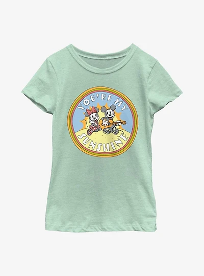 Disney Mickey Mouse You're My Sunshine Youth Girls T-Shirt