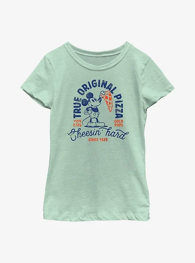 Disney Mickey Mouse Cheesin Hard Youth Girls T-Shirt