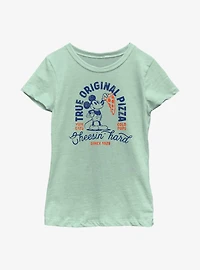 Disney Mickey Mouse Cheesin Hard Youth Girls T-Shirt