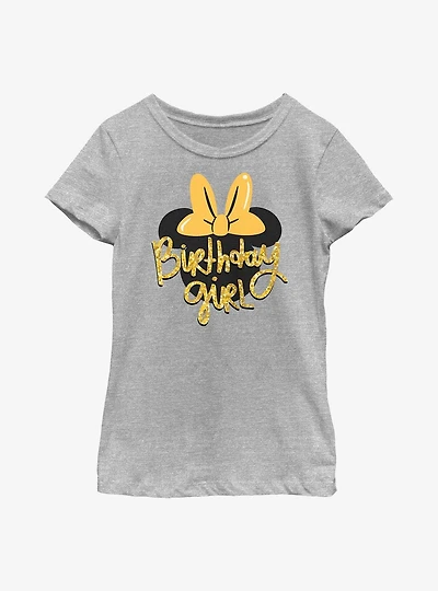 Disney Minnie Mouse Birthday Girl Youth Girls T-Shirt