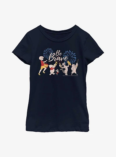 Disney Winnie The Pooh Be Brave Youth Girls T-Shirt