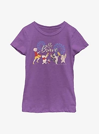 Disney Winnie The Pooh Be Brave Youth Girls T-Shirt