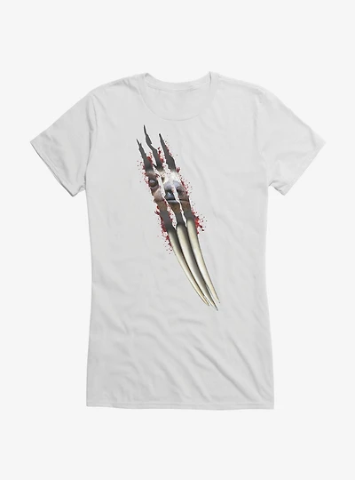 Scary Sloth Claws Girls T-Shirt
