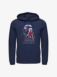 Disney Ahsoka Anakin Skywalker and Young Ahsoka Hoodie