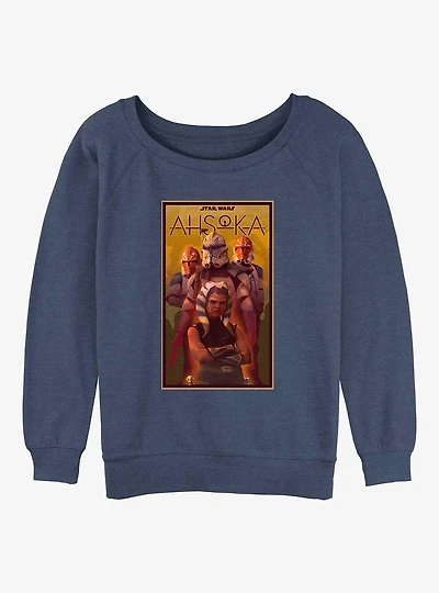 Disney Ahsoka and 332nd Company Clone Troopers Girls Slouchy Sweatshirt