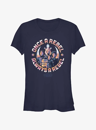 Disney Ahsoka Always A Rebel Girls T-Shirt