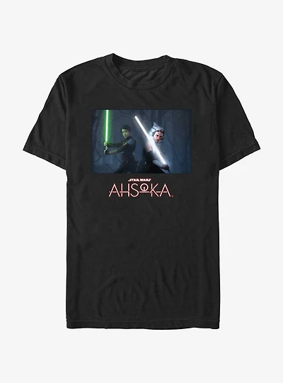 Disney Ahsoka Sabine and Ahsoka Lightsaber Stance T-Shirt