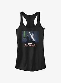 Disney Ahsoka Sabine and Ahsoka Lightsaber Stance Girls Tank