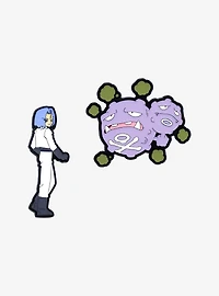 Pokémon Team Rocket James and Weezing Enamel Pin Set — BoxLunch Exclusive