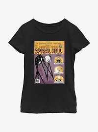 Disney The Nightmare Before Christmas Jack Stories From Spiral Hill Youth Girls T-Shirt